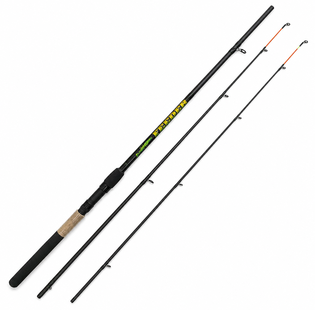 Dinsmores 2 Piece 9ft Feeder Rod with Cloth Bag & Spare Tip