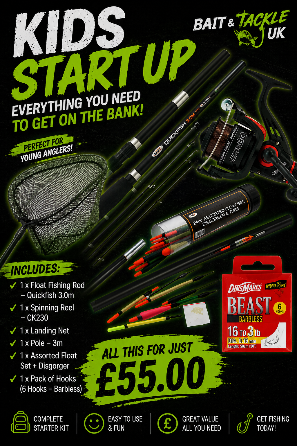Kids Fishing Setup