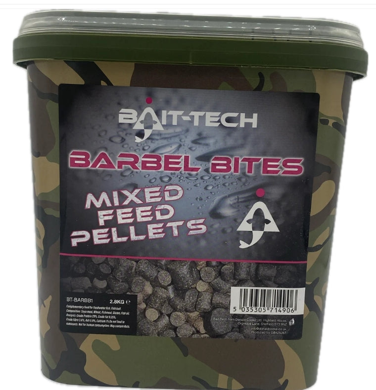 Barbel Bites Pellet Mix Bucket 2.8kg