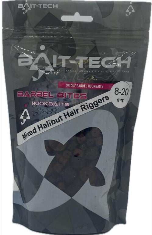 Barbel Bites Mixed Halibut Hair Riggers