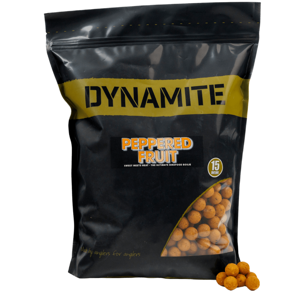 Dynamite Baits Peppered Fruit Boilies: The Sweet & Spicy Carp Bait You Need to Try