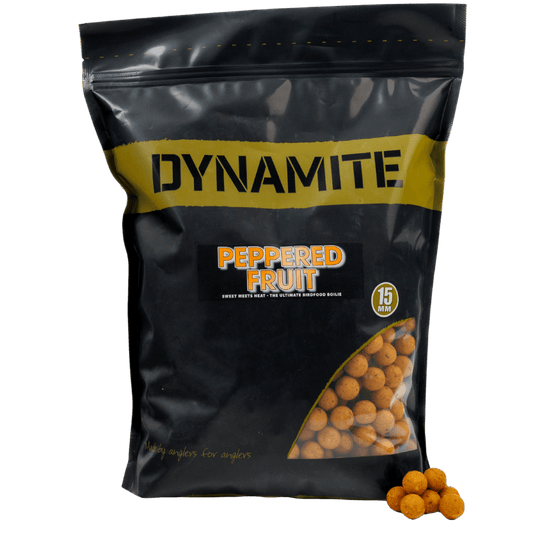 Dynamite Baits Peppered Fruit Boilies: The Sweet & Spicy Carp Bait You Need to Try