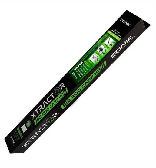 Sonik Xtractor+ 2 Rod Carp Kit