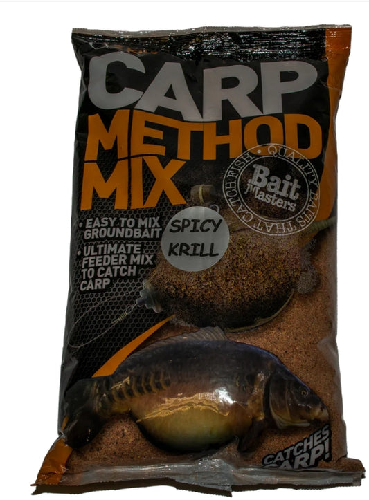 Bait Masters Carp Method Mix: Spicy Krill (2kg)