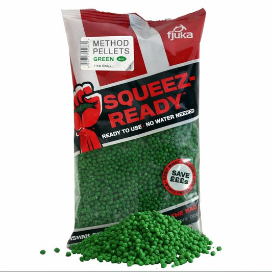 Squeez-Ready™ Green Method Pellets